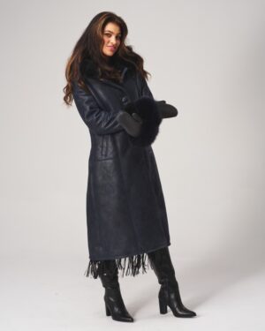 Rękawiczki skórzane damskie z dopasowanym krojem i krótkim mankietem