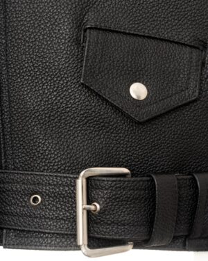 Ramoneska męska z paskiem i kieszenią, idealna na zimowe dni